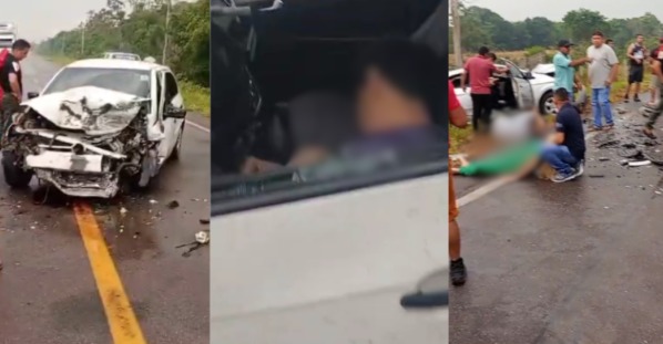 Motorista morre em grave acidente envolvendo quatro veículos na BR-319