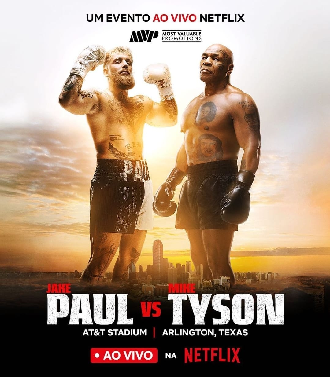 Netflix vai exibir luta de Mike Tyson com youtuber Jake Paul