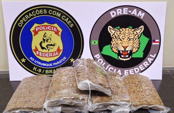 PF prende homem que tentava embarcar com maconha no aeroporto de Manaus