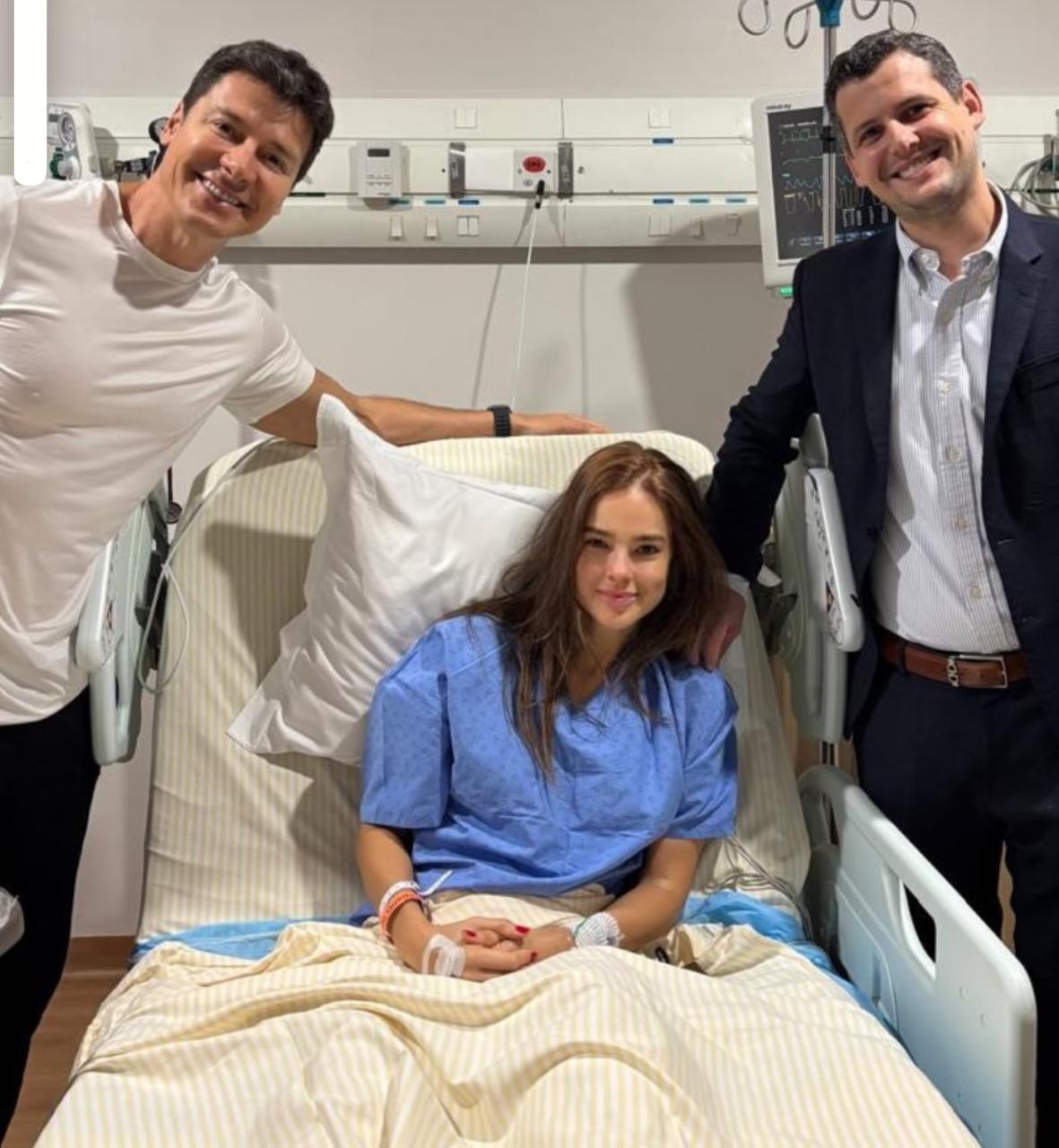 Vera Viel recebe alta hospitalar após cirurgia 