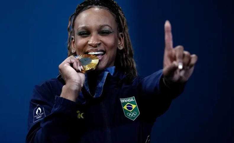 Rebeca Andrade é nomeada embaixadora dos Jogos da Juventude