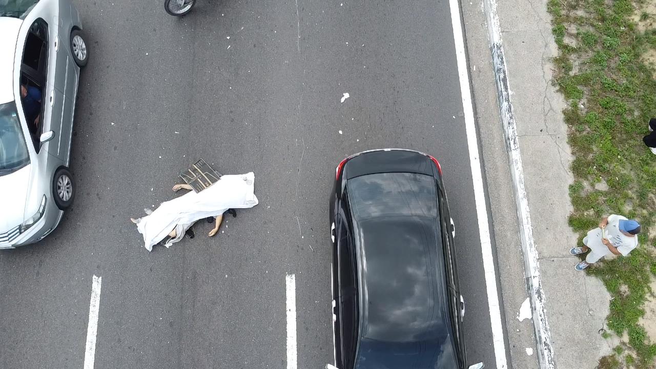 Motociclista de app morto em acidente na Avenida das Torres é identificado 