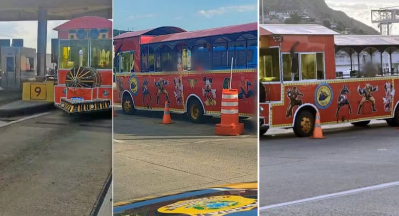'Trenzinho da Alegria' é apreendido com mais de 10 infrações de trânsito 