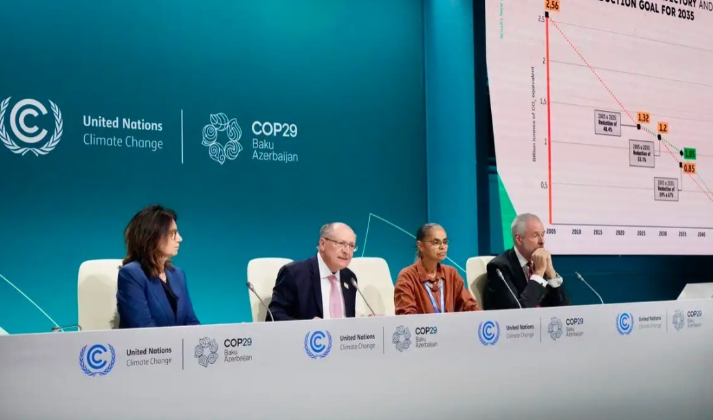 Brasil é segundo país a entregar meta de emissões na COP29