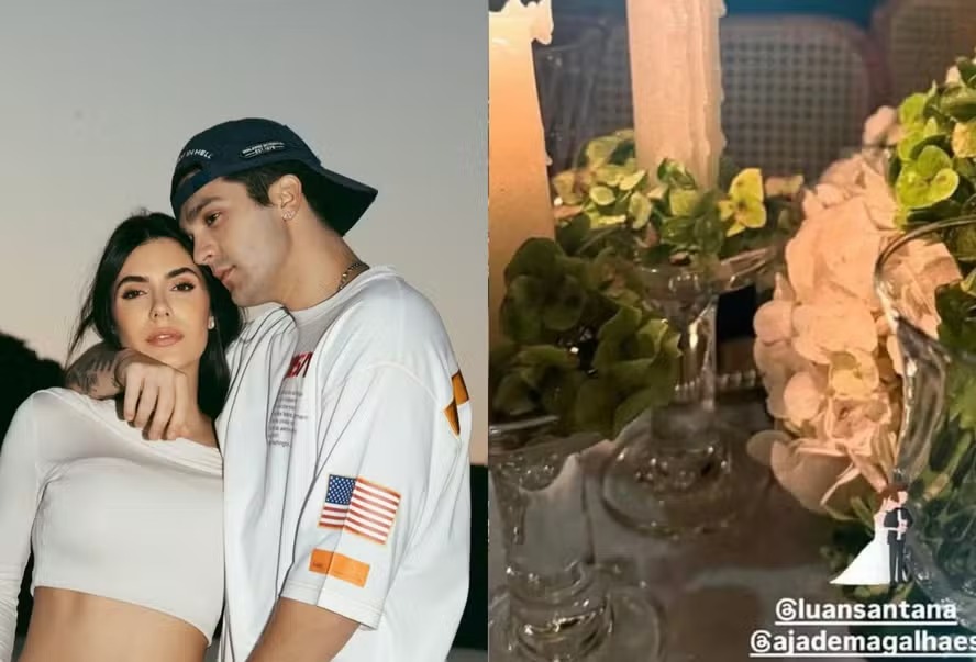 Luan Santana se casa com Jade Magalhães em cerimônia intimista