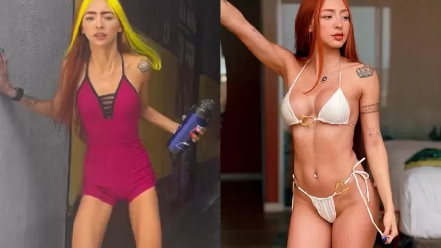 Ruivinha de Marte posa de biquíni e exibe novas curvas após ganhar 14kg