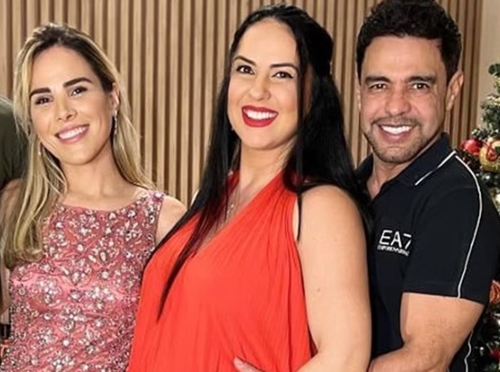 Graciele e Zezé escolhem Wanessa como madrinha da filha Clara