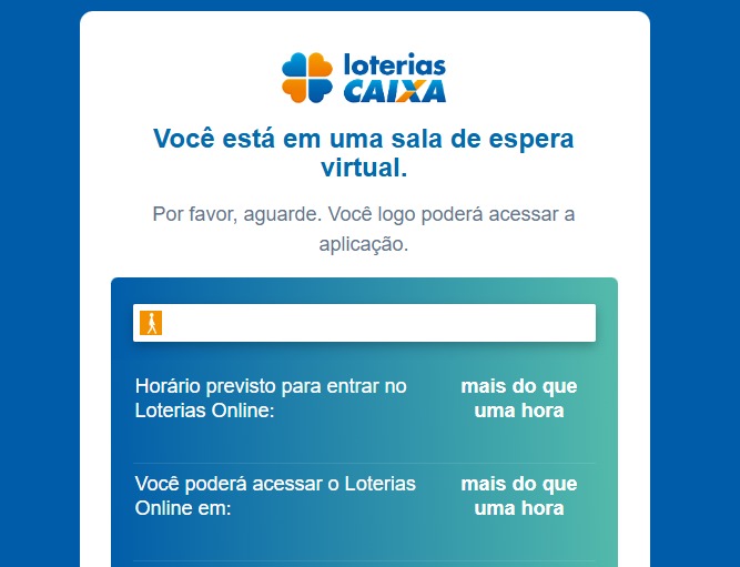 Mega da Virada: Fila virtual no site da Caixa ultrapassa 1 hora de espera