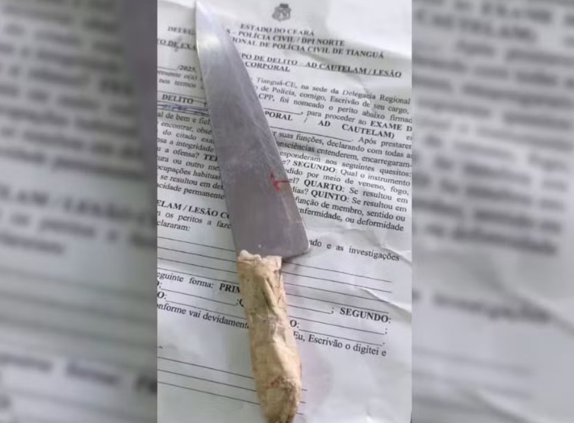 Três policiais ficam feridos em ataque com faca em festa de réveillon 