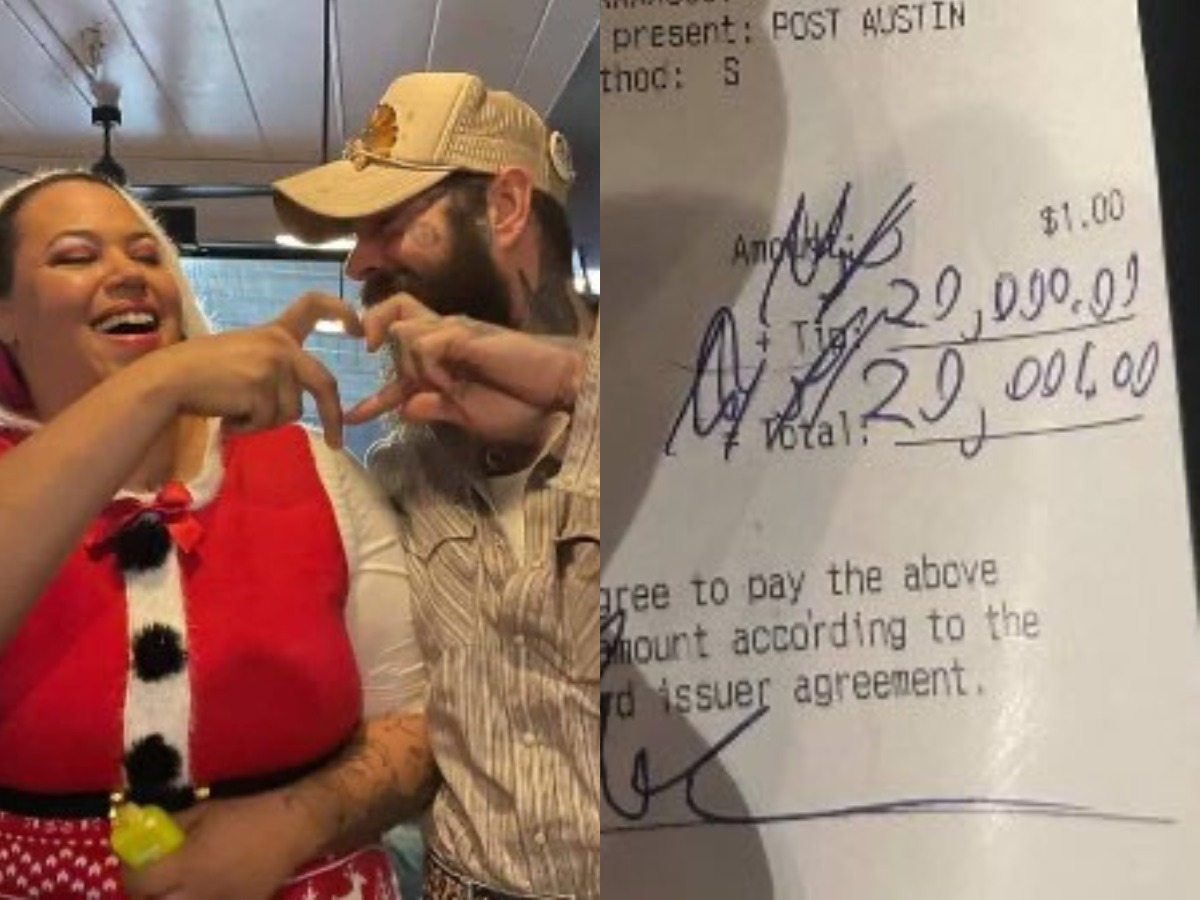 Post Malone surpreende bartender com gorjeta de US$ 20 mil
