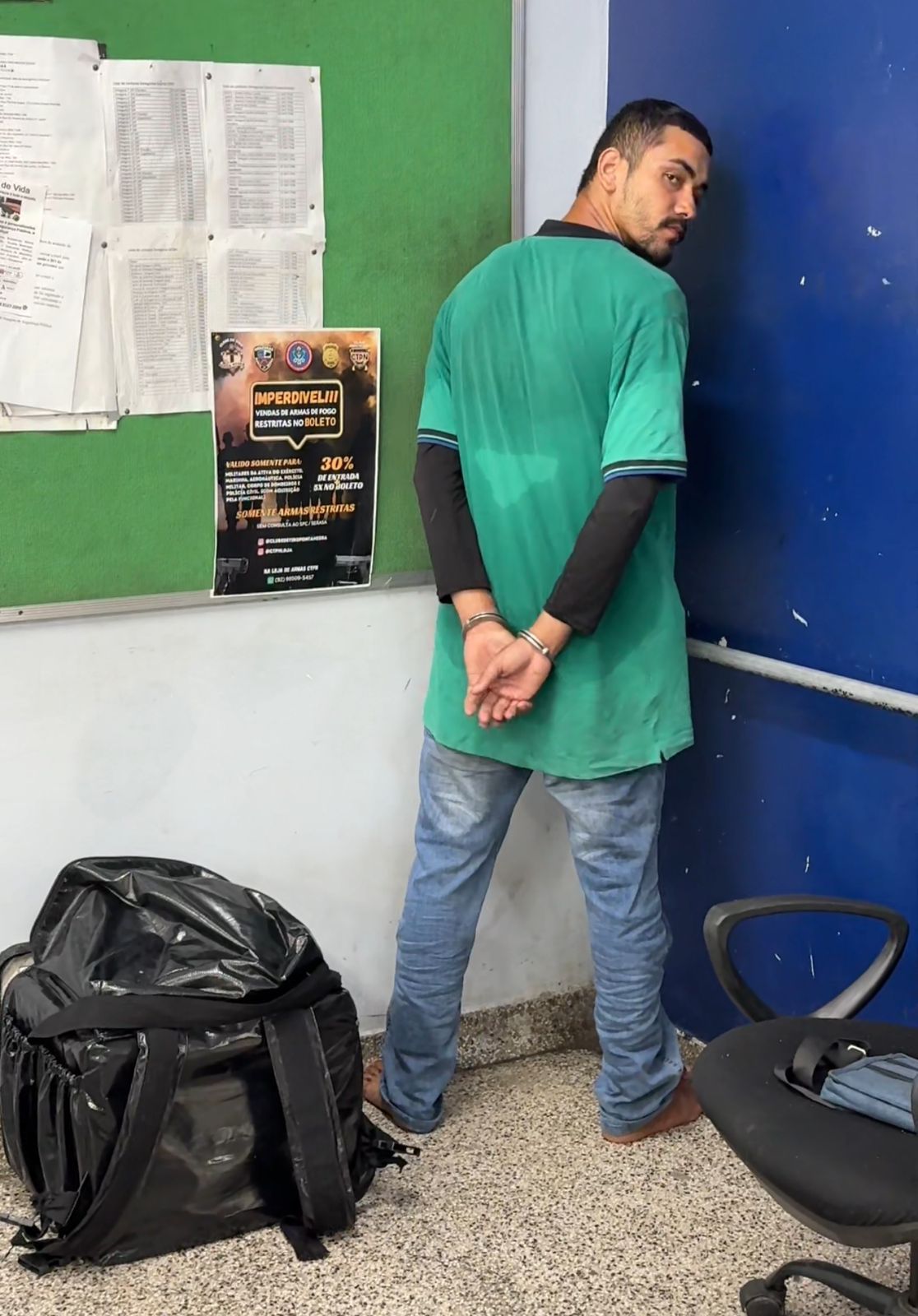 Delivery do crime: entregador é preso com 7 Kg de drogas na BR-174