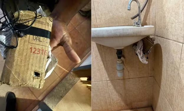 Celular com câmera ligada é encontrado em banheiro feminino de empresa