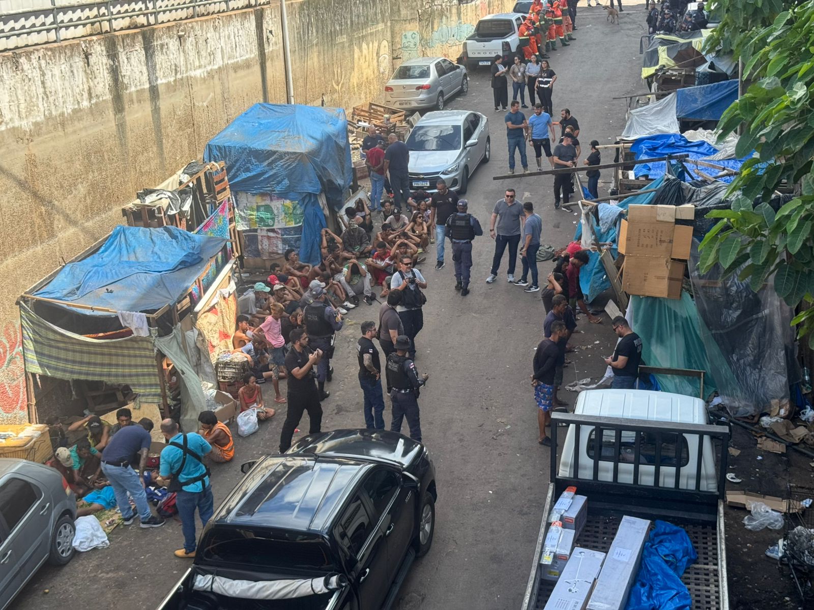 Forças de Segurança deflagram operação contra o tráfico de drogas no Centro
