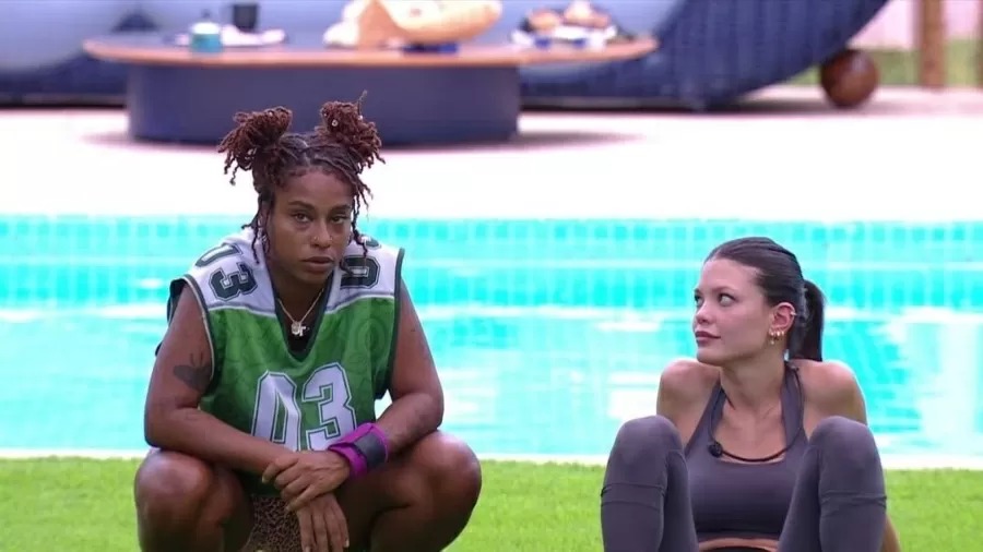 Thamiris critica Mateus por ajudar Eva na prova do líder