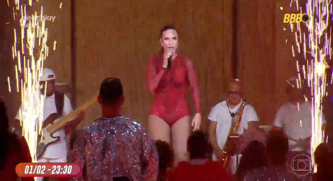 Ivete Sangalo anima festa de Carnaval no BBB 25