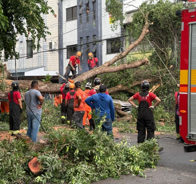 Manaus registra sete ocorrências causadas por forte chuva