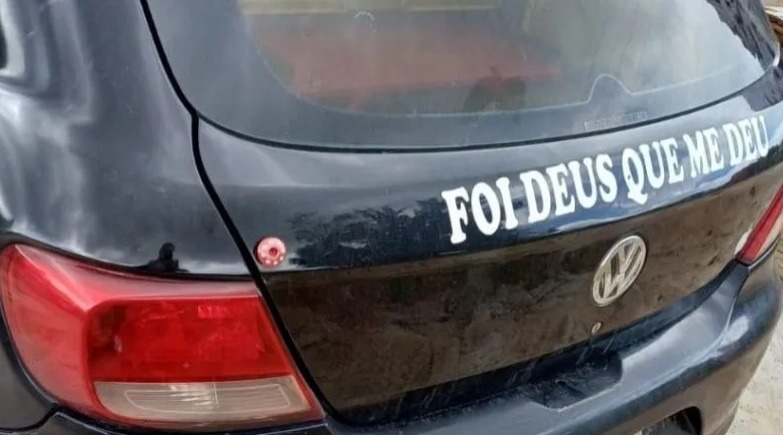 “Foi Deus que me deu”: homem é preso em flagrante com carro furtado 