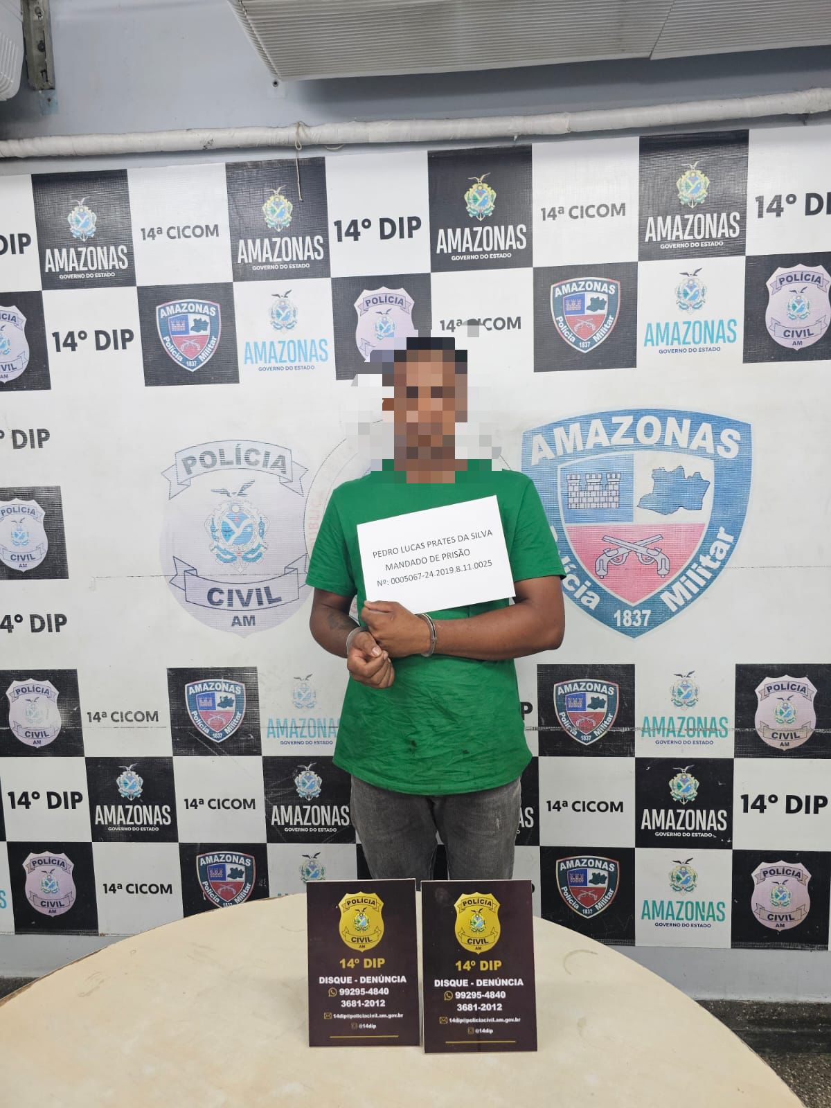 Membro de facção condenado no Mato Grosso é preso no Jorge Teixeira 