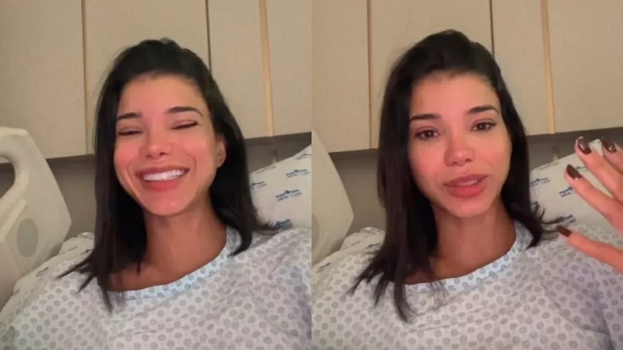 Jakelyne Oliveira deixa UTI e fala sobre quadro de saúde