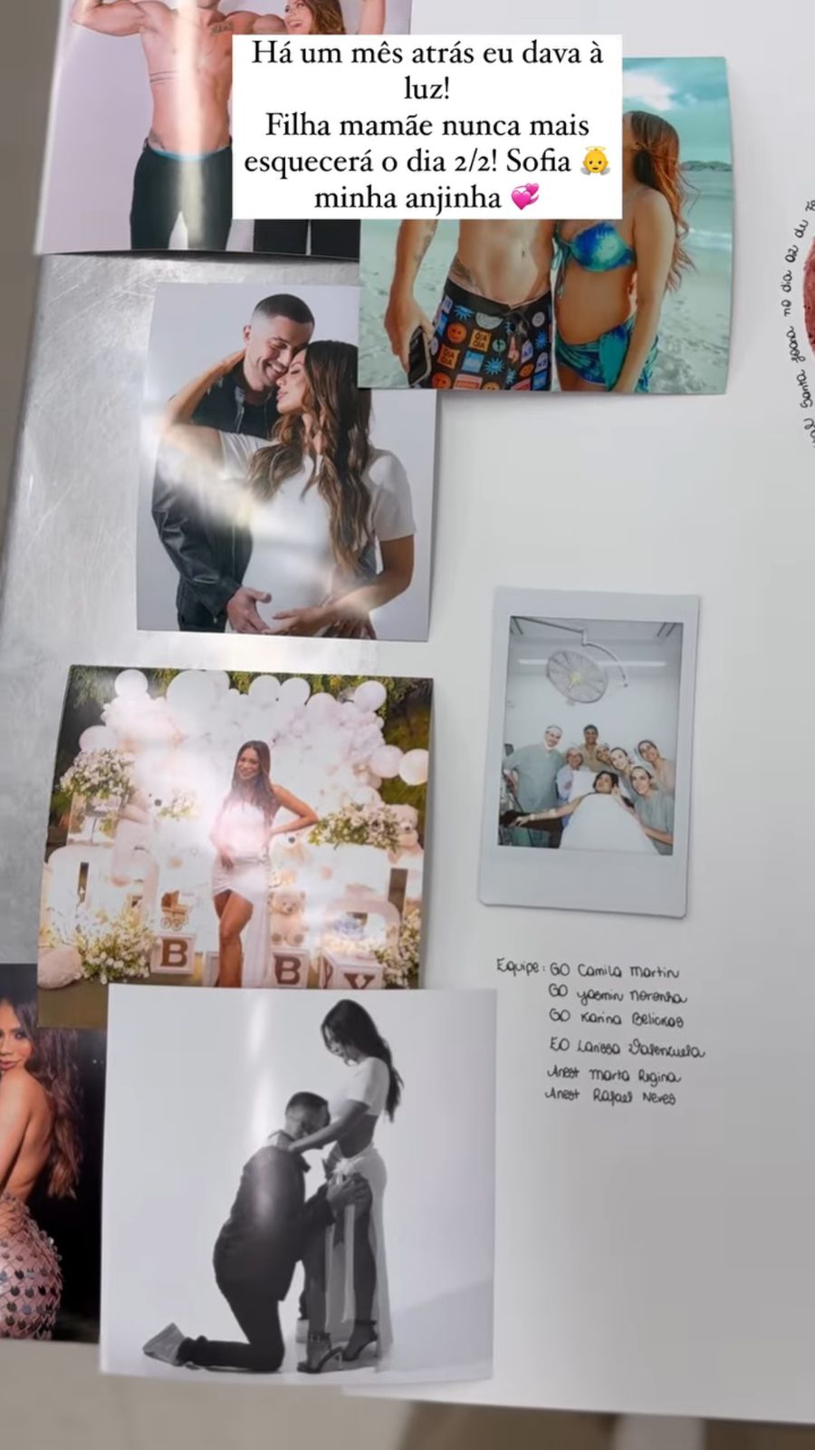 Lexa faz emocionante desabafo no dia em que sua filha completaria 1 mês