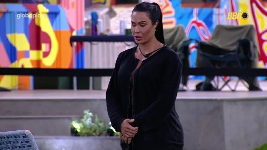 Gracyanne mente para brothers sobre eliminação da prova do líder
