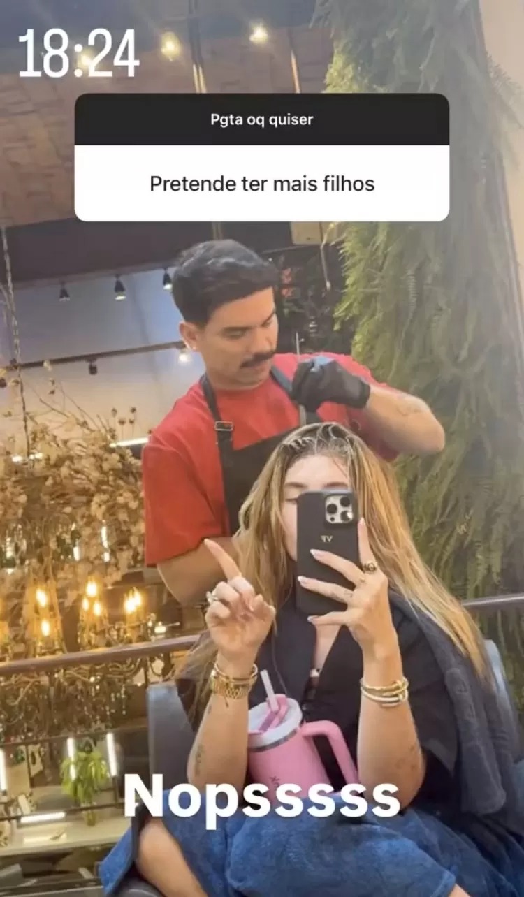 Virginia Fonseca diz que não pretende ter mais filhos com Zé Felipe