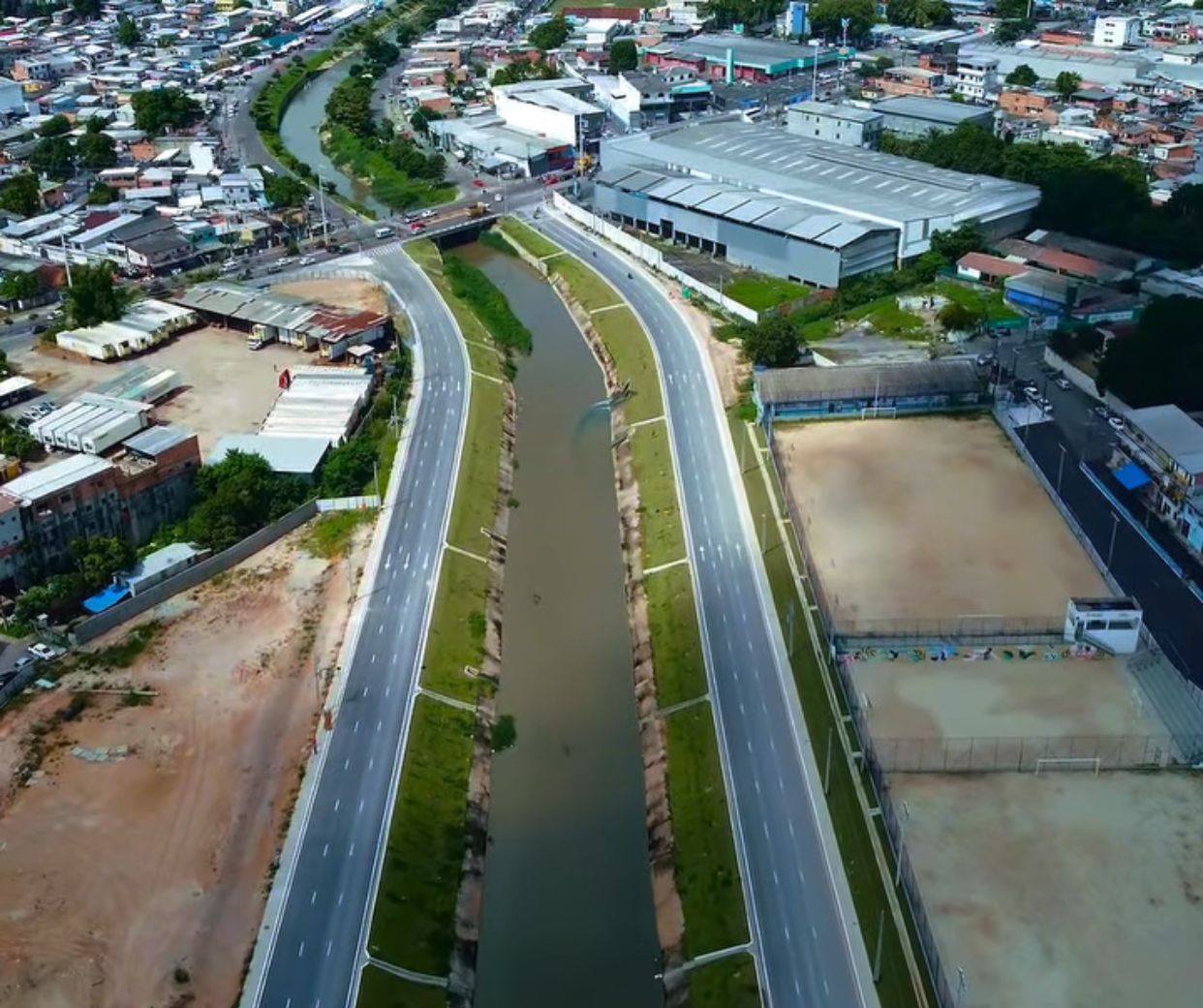 Tráfego é liberado em nova via que conecta o Distrito ao Centro de Manaus