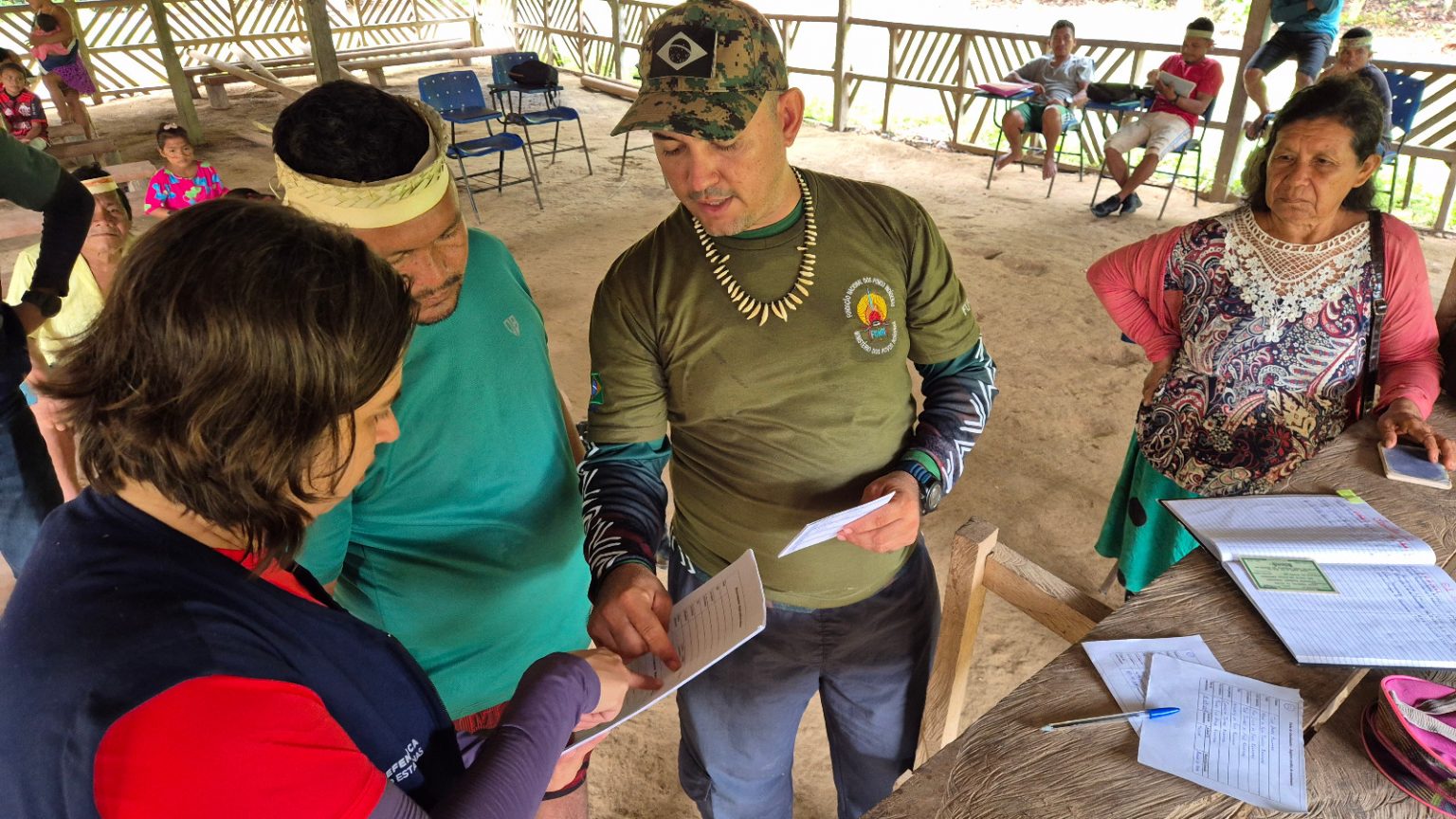 Defensoria prepara mutirão de registro civil em aldeia no Vale no Amazonas
