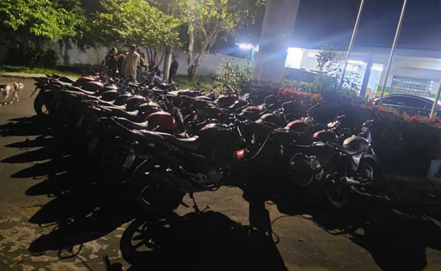 Operação recupera 21 motocicletas adulteradas em Manacapuru 