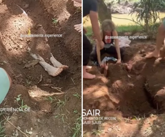 Enterrados vivos? Retiro no DF propõe experiência simbólica de renascimento