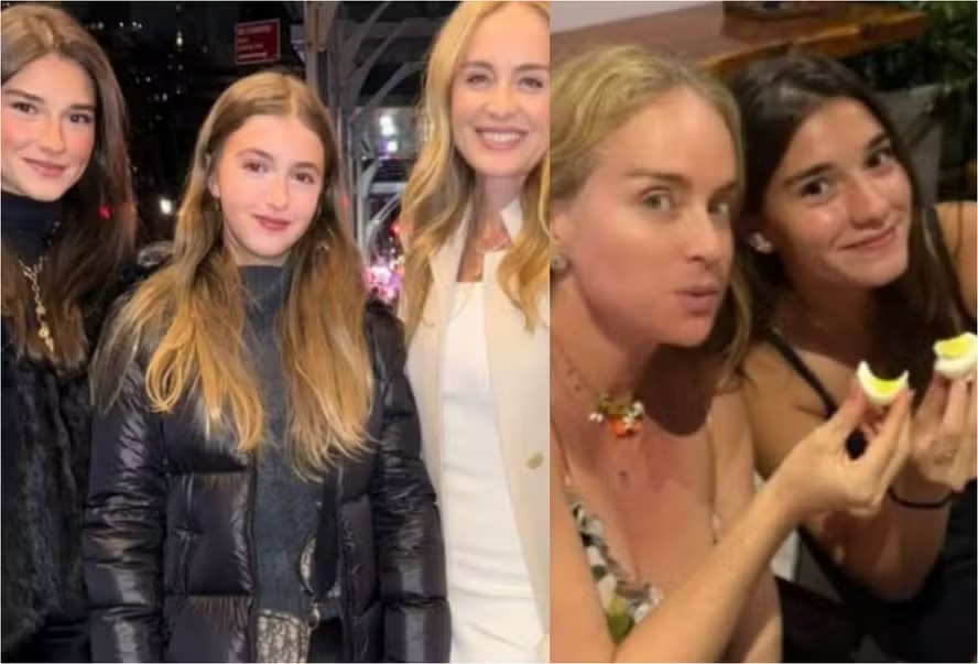 Angélica se derrete por namorada do filho em aniversário após polêmica