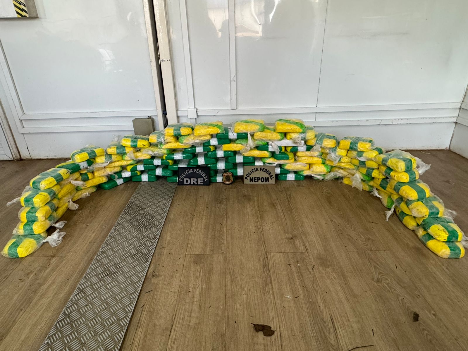 PF apreende 100kg de drogas em pista clandestina no interior Amazonas