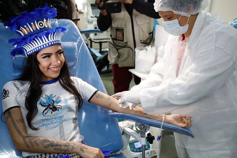 Caprichoso vence desafio de doação de sangue do Hemoam