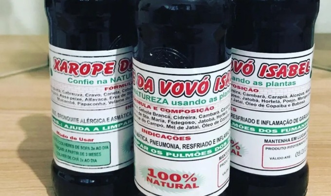 Anvisa proíbe “Xarope da Vovó Isabel” e outros produtos sem registro