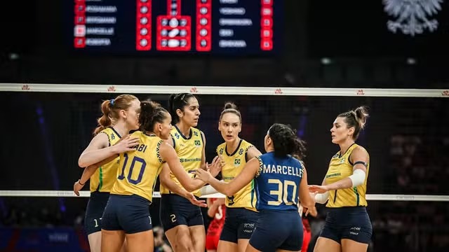 Brasil vence o Japão e vai à final da Liga das Nações de Vôlei Feminino