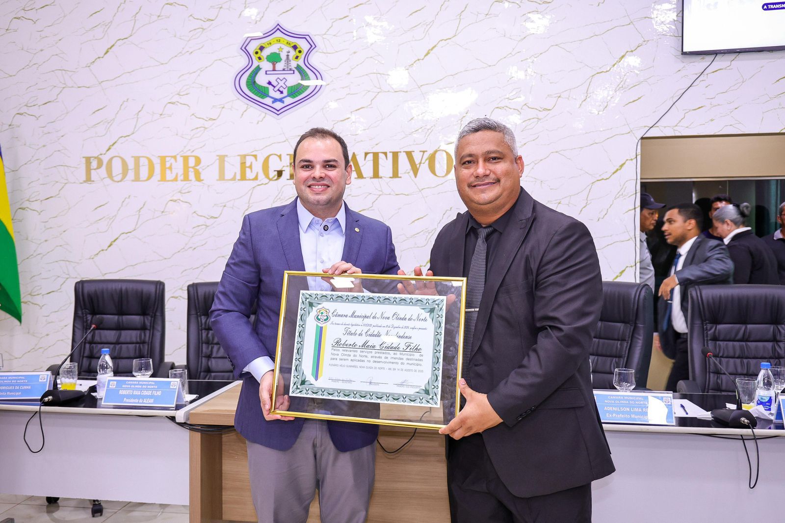 Roberto Cidade recebe Título de Cidadão de Nova Olinda do Norte