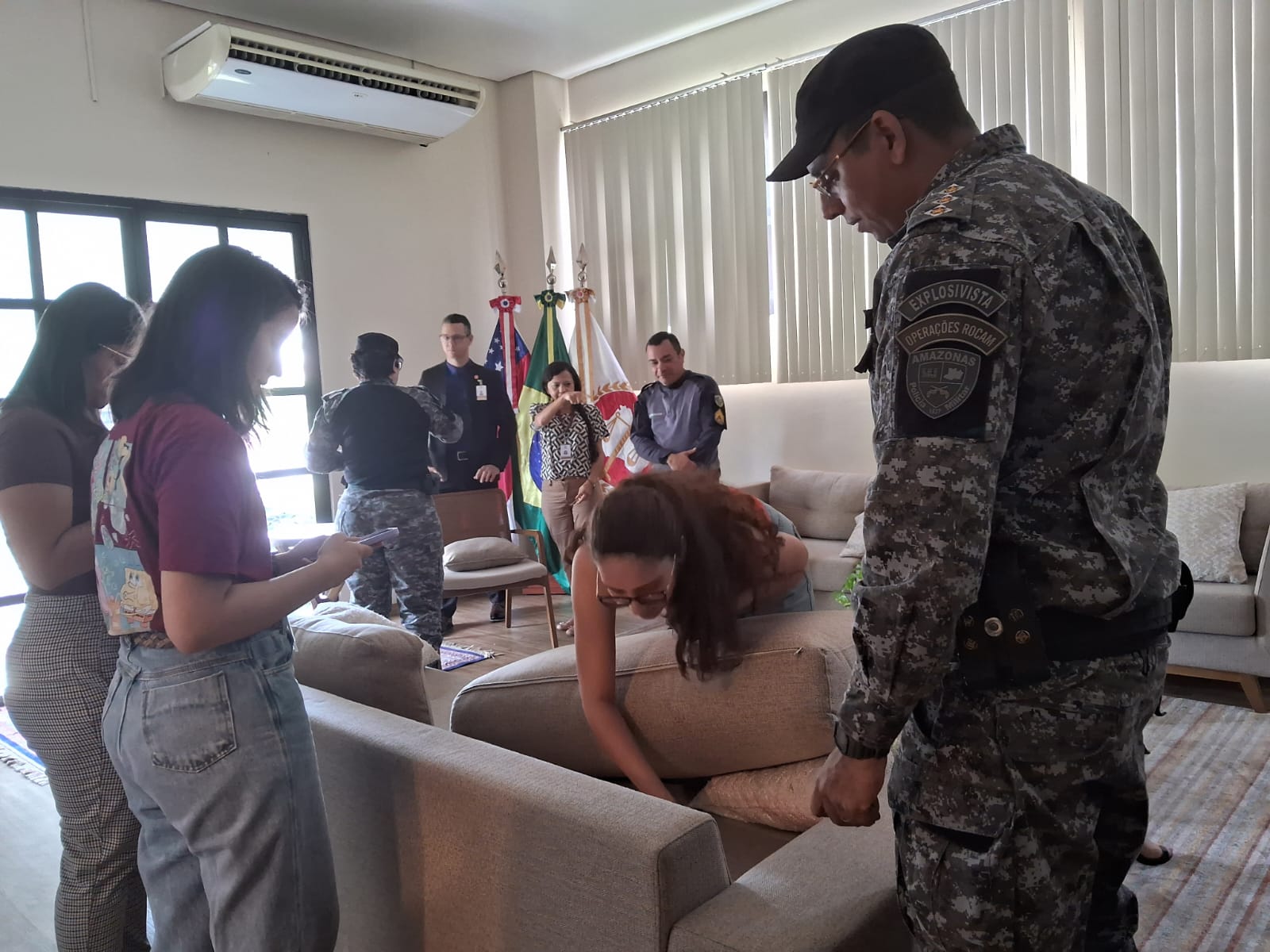 MPAM realiza simulação para busca e localização de artefatos explosivos