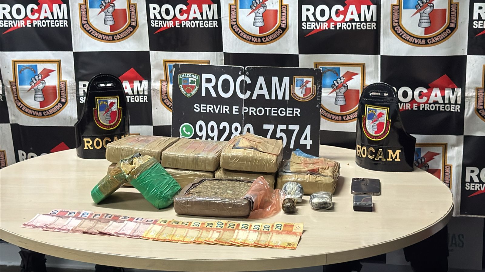 Polícia apreende 9 kg de drogas após abordagem a suspeito em Manaus