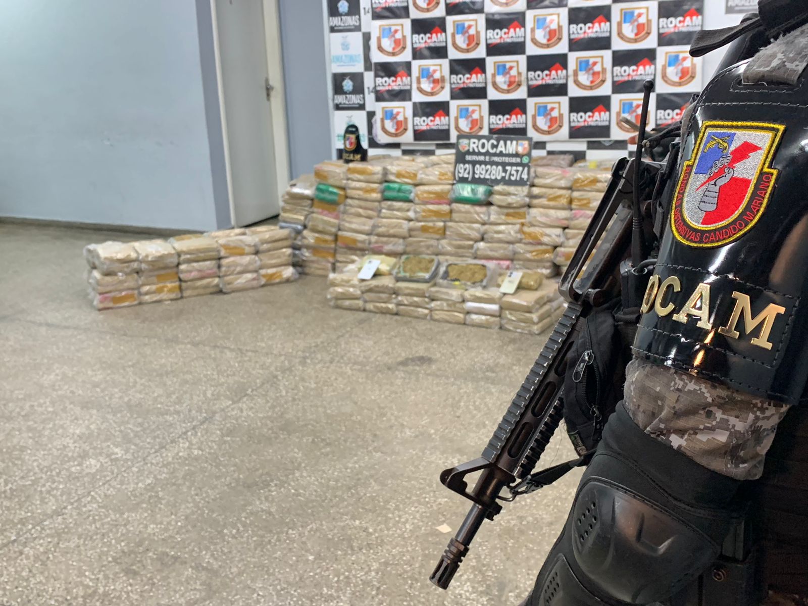 Drogas apreendidas no Mauazinho estão avaliadas em R$ 14 milhões