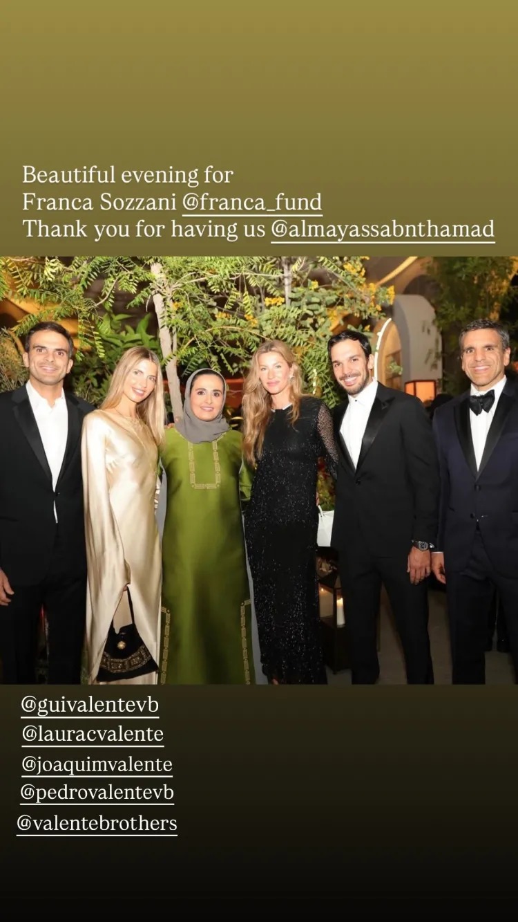 Gisele Bündchen surpreende com post raro ao lado do namorado