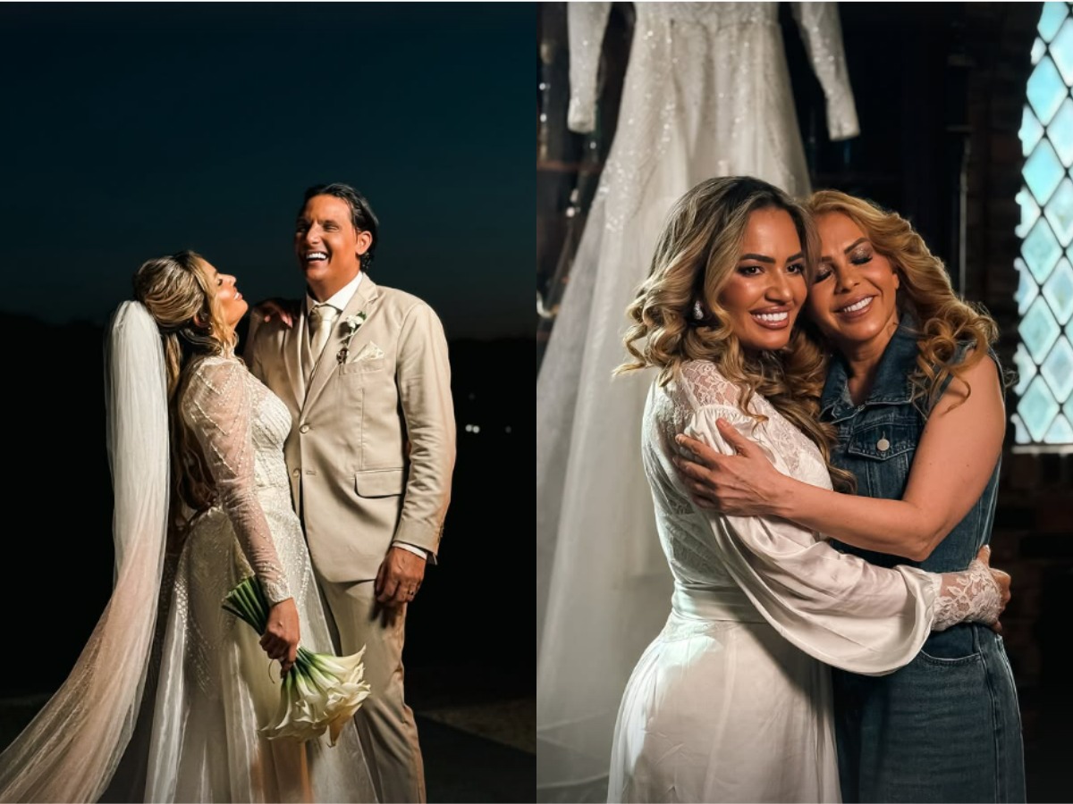 Filha de Joelma se casa com empresário da cantora