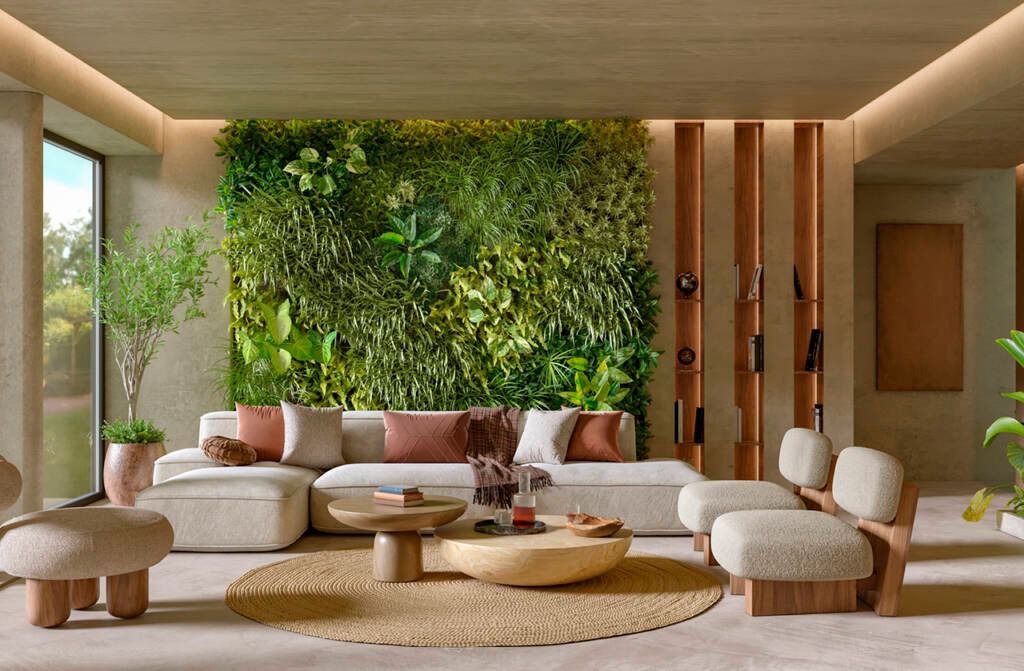 Design biofílico se consolida como forte tendência para 2026