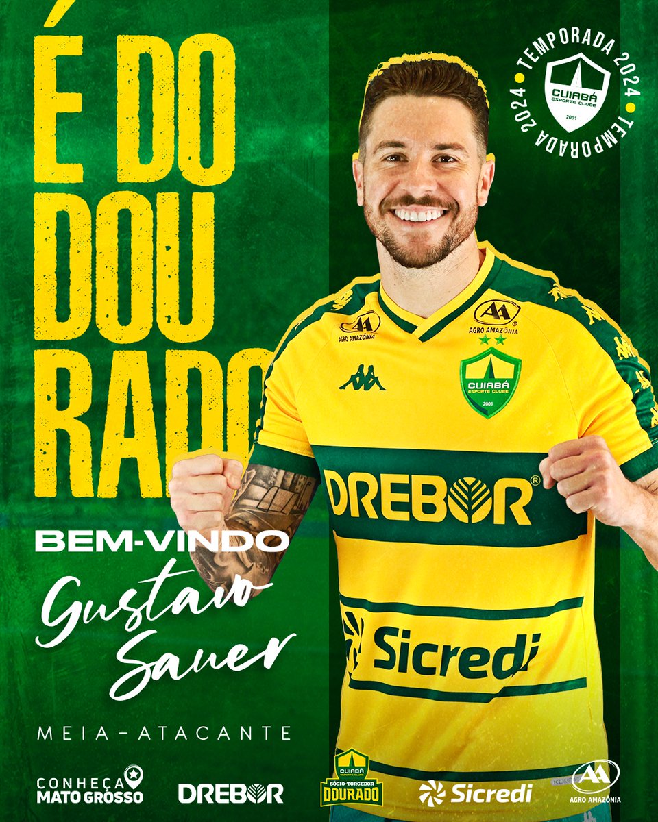 Botafogo empresta Gustavo Sauer ao Cuiabá