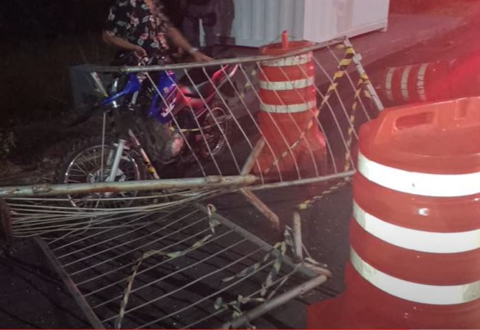 Homem é preso após roubar moto e sofrer acidente durante fuga em Manaus 