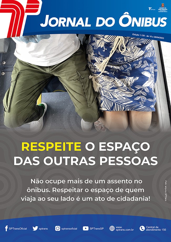 Campanha contra pernas abertas no transporte é lançada em São Paulo