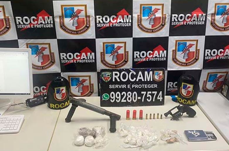 Adolescente é detido com armas e drogas no Amazonas 