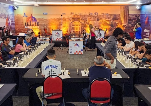 Amazonense Suan Lira derrota grande mestre paraguaio Cubas em 'Exibição de Xadrez'