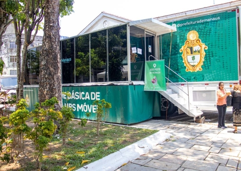 UBS Móvel realiza mais de 1,3 mil atendimentos no Centro de Manaus