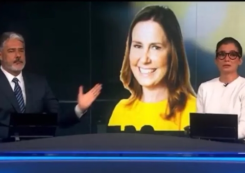 Abalada, Renata Vasconcellos chora com homenagem à Susana Naspolini no Jornal Nacional