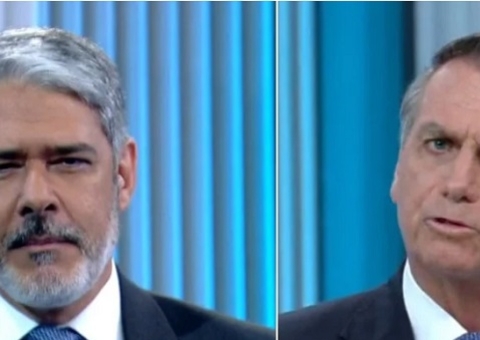 Bonner rebate crítica de Bolsonaro em debate: 'não digo coisas da minha cabeça'